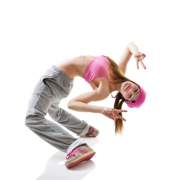 Aantrekkelijke hip hop danseres — Stockfoto