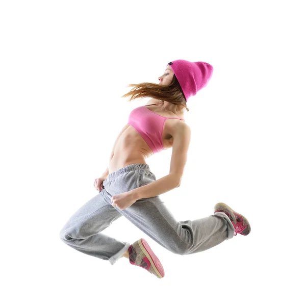 Teen ragazza hip-hop ballerino — Foto Stock