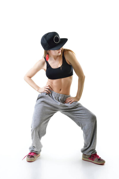 girl hip-hop dancer 