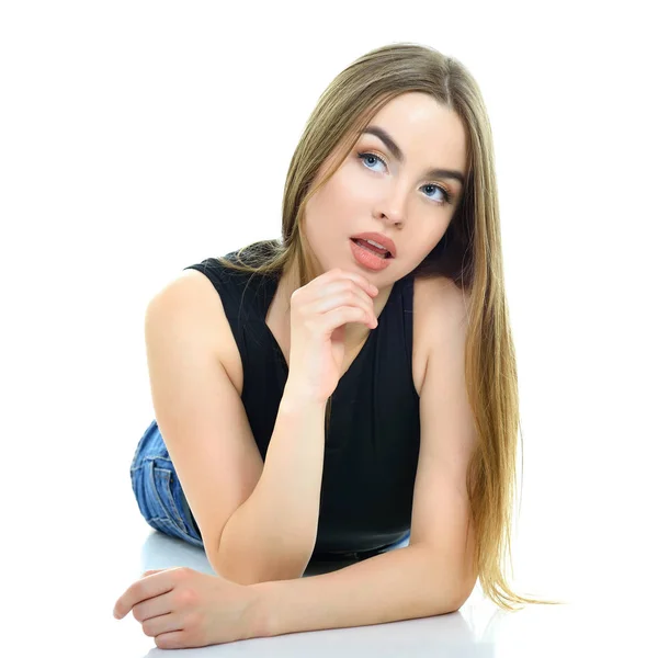 Portrait of attractive girl — Stock Photo, Image