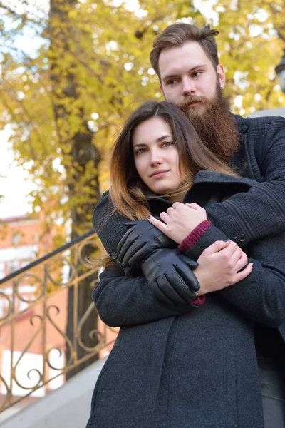 Fashion young couple — Stock Photo, Image