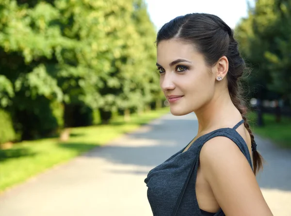 Woman in hot summer — Stock Photo, Image