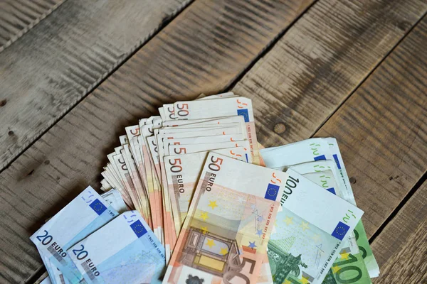 Europese contant geld op tafel — Stockfoto