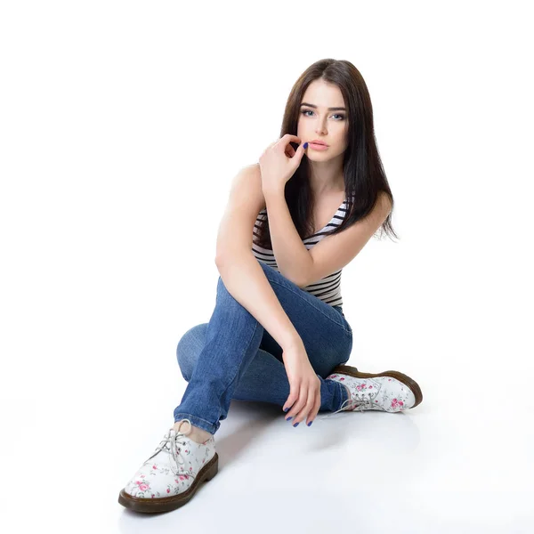 Woman posing at studio — Stock Photo, Image