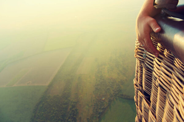 view from height of balloon