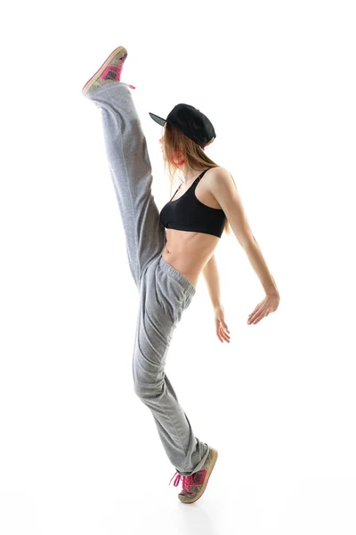 魅力的な女の子のヒップホップ ダンサー — ストック写真