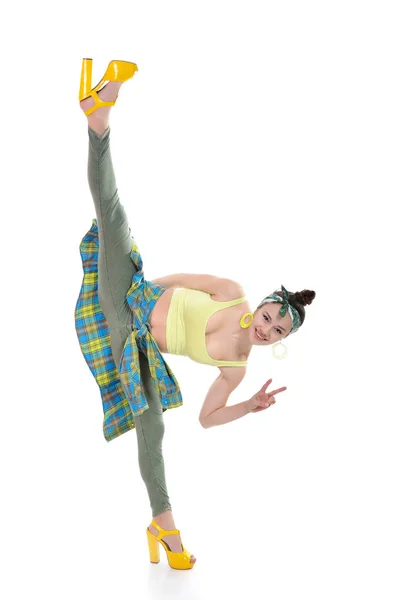 Teen girl dancer — Stock Photo, Image