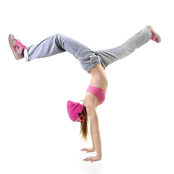 Adolescent fille hip-hop danseur — Photo