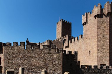 Eski İspanyol castle Javier, Navarre, İspanya. Kültür ve Tarih