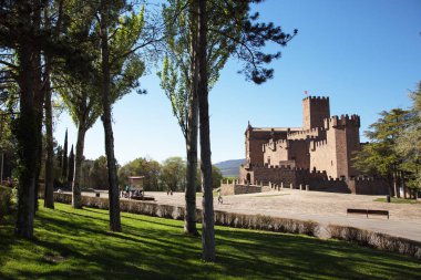Eski İspanyol castle Javier, Navarre, İspanya. Kültür ve Tarih