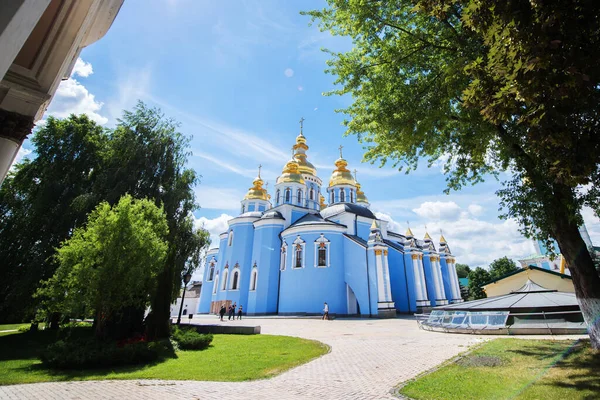 Michael Golden Domed Monastery Kyiv Ukraine — Stock Photo, Image