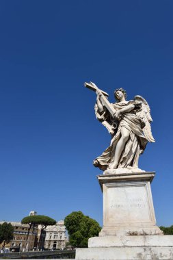 Angel 'ın köprüsü, Roma, İtalya. Roma 'da Melekler Köprüsü.