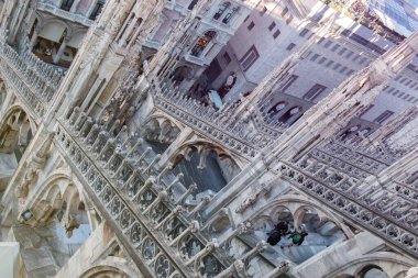 Milano Katedrali, Duomo di Milano, İtalya, dünyanın en büyük Gotik kiliselerinden biri..