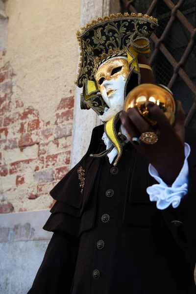 Carnaval Veneza Máscaras Carnaval Coloridas Festival Tradicional Veneza Itália Máscara — Fotografia de Stock