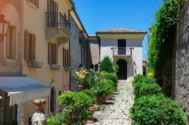 San Marino güzel şehir manzarası, Avrupa cüce şehir devleti İtalya 'nın içinde
