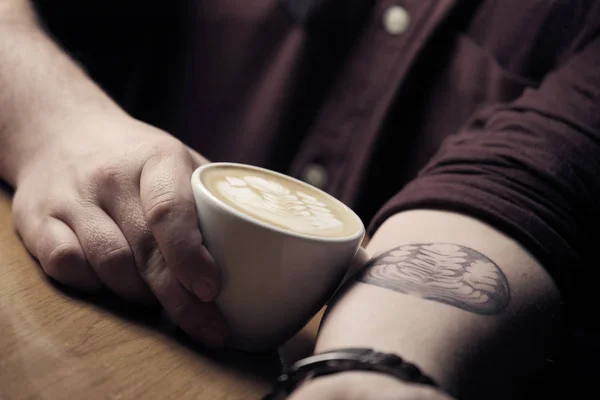 Tatuaje de arte latte —  Fotos de Stock