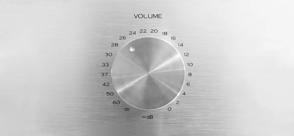 Bouton de volume aluminium — Photo