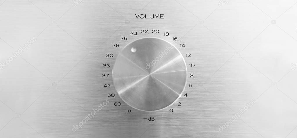 Aluminum volume knob