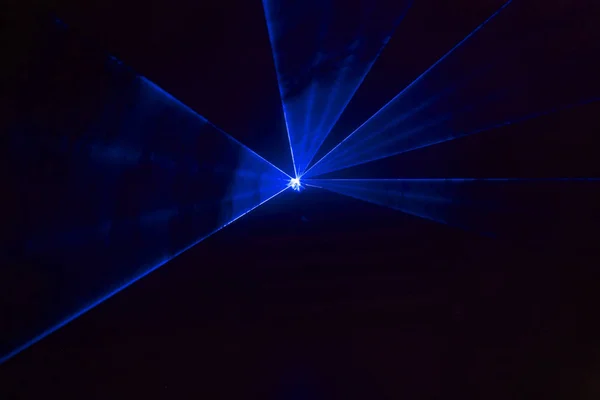 Niebieski laser light — Zdjęcie stockowe