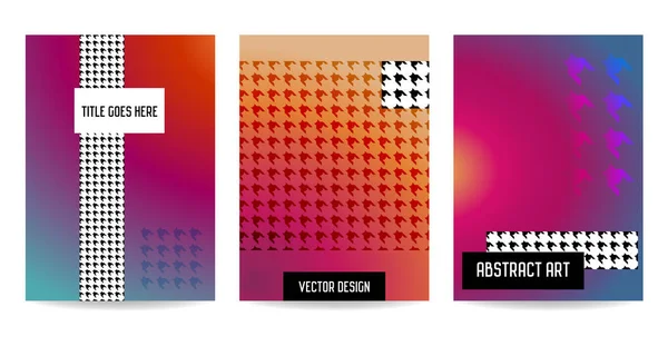 Abstract Geometry stijl Brochures, Posters, Covers — Stockvector