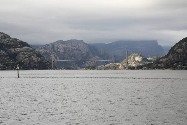 A ponte de Lysefjord — Fotografia de Stock