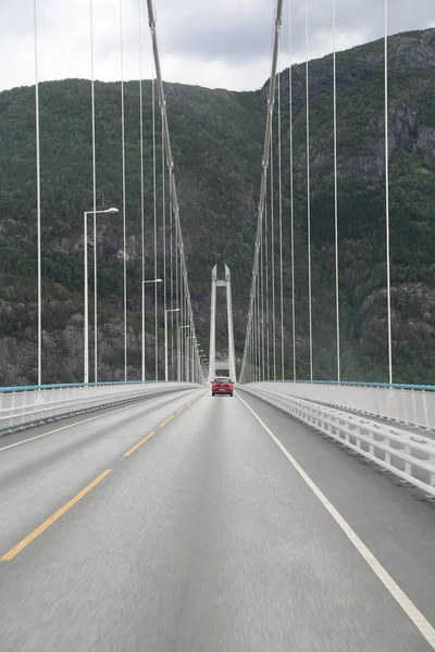 Hängebrücke Hardanger — Stockfoto