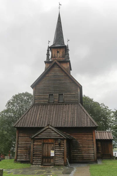 Chiesa Kaupanger Stave — Foto Stock