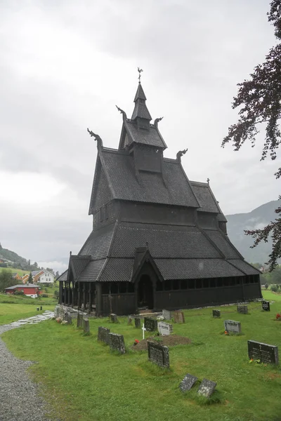 Iglesia de madera de Hopperstad — Foto de Stock