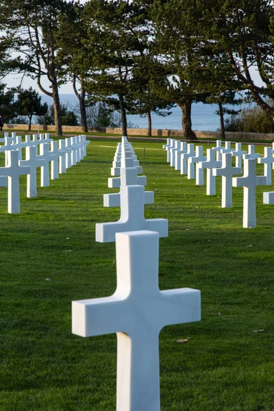Нормандское американское кладбище — стоковое фото