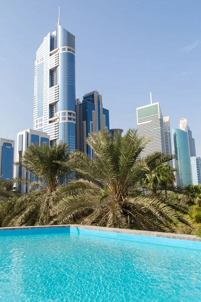 Skyline em Dubai — Fotografia de Stock
