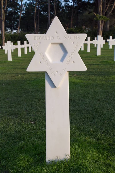 Нормандское американское кладбище — стоковое фото