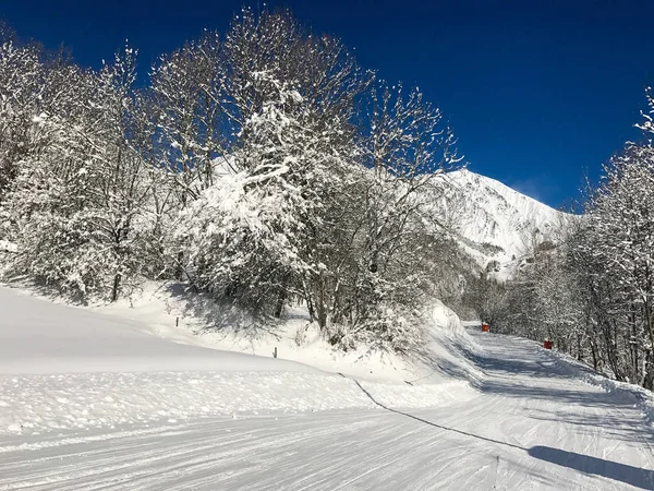 Alpes en invierno —  Fotos de Stock