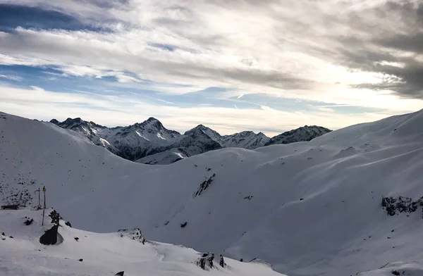 Alpy zimą — Zdjęcie stockowe