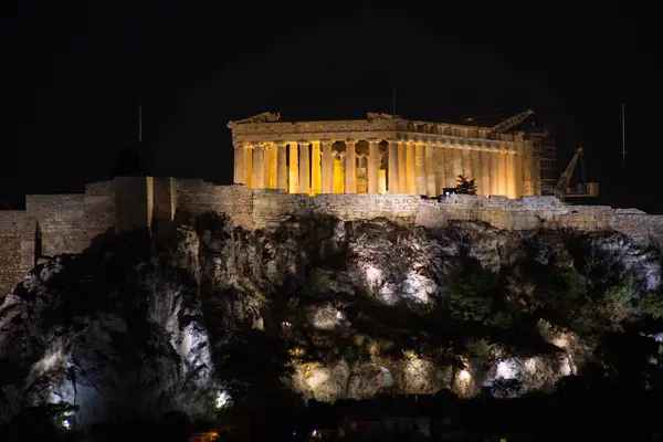 Acropolis by Night — Stock Photo, Image