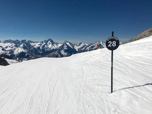 Alpi in inverno — Foto Stock
