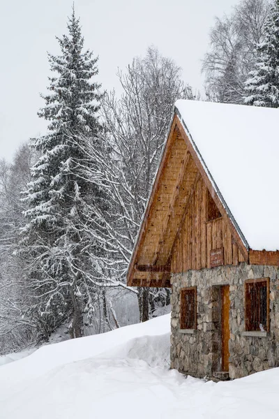 Chalet in inverno — Foto Stock