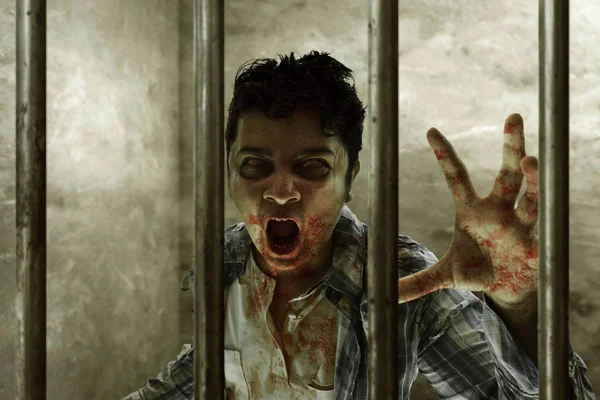 Hapiste korkunç zombi