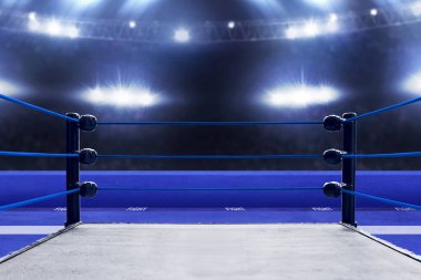 Profesyonel boks ringi, spor konsepti
