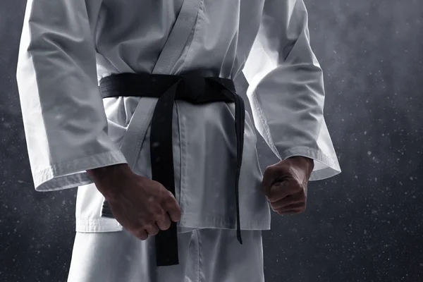 Karate Kampsport Fighter Utbildning — Stockfoto