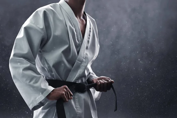 Karate Trening Wojowniczych Sztuk Walki — Zdjęcie stockowe