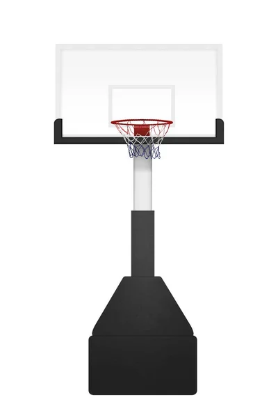 Баскетбольний Кільце Ізольоване Білому Тлі — стокове фото