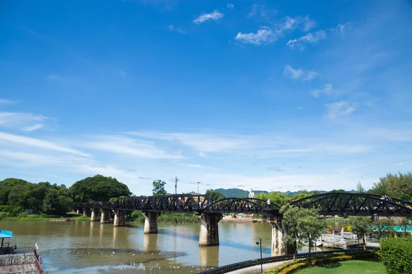 Brücke über den Fluss kwai — Stockfoto