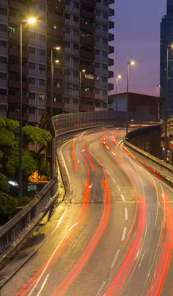 Verkeer in Kuala Lumpur stad — Stockfoto