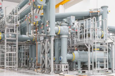 Güç istasyonu borularda