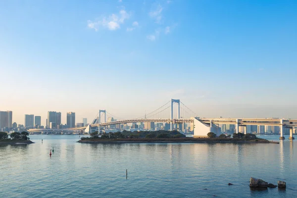 Rainbow bridge in evening. — Stock Photo, Image