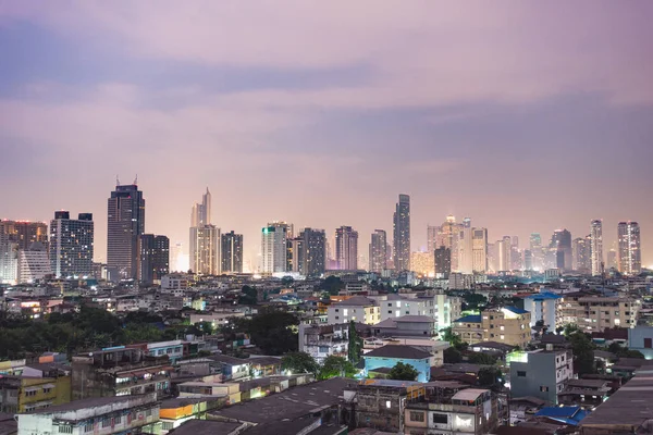 Skyscraper Night Bangkok City Building City Night — Stock Photo, Image