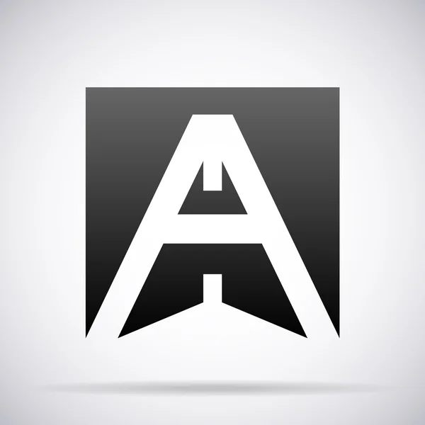 Letter A icon. Design template — Stock Vector