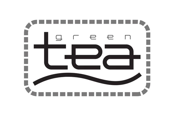 Tea logo template design vector — Stock Vector