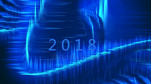 Boldog új évet 2018! — Stock videók