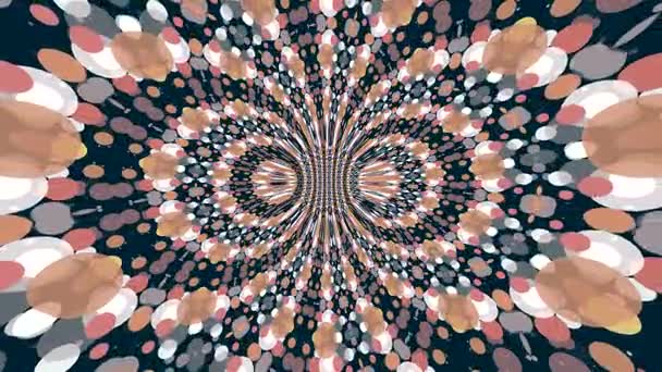 The kaleidoscope draws patterns — Stock Video